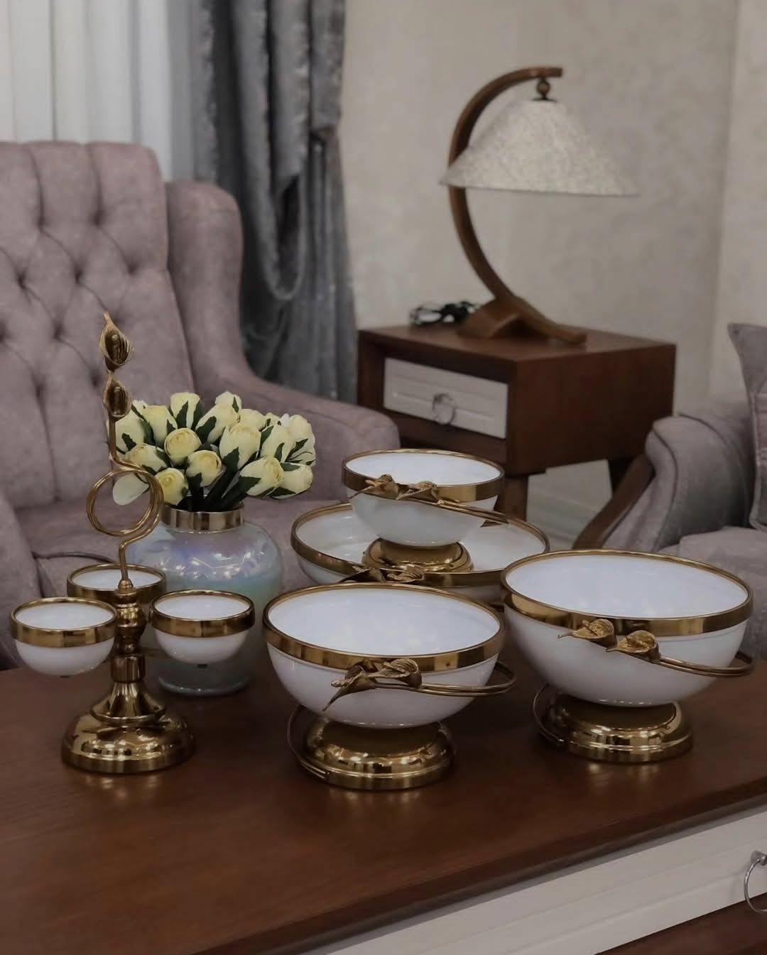 ست لیلیوم گل برنجی