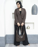 کیف اسلانچی گرهدار ZARA | کیف هوبو چرم نرم زنانه | ۳ رنگ بژ، قهوهای و مشکی